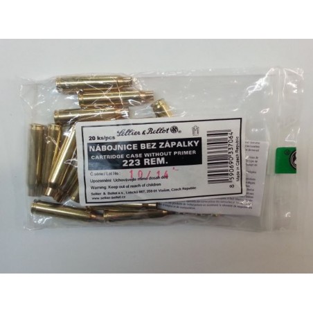 Bossoli di marca Sellier & Bellot calibro 7.62X39 da 20 pezzi