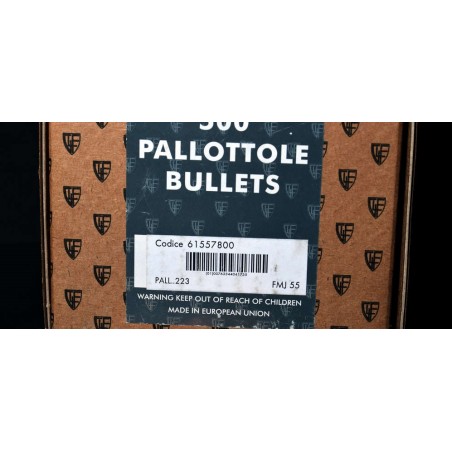 OGIVE Fiocchi cal. 223 remington FMJ 55 gr