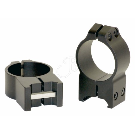 Warne anelli fissi alti tubo 30mm x weaver