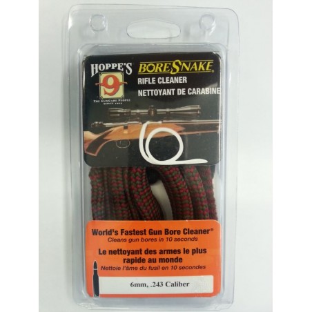 Corda - Boresnake Rifle Cleaner Hoppe’s 9 calibro 6mm – .243