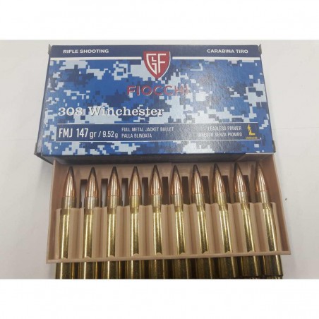 FIOCCHI CLASSIC FMJ 147 GRS CAL. 308 WIN