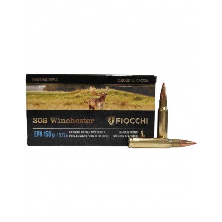 Cartucce Fiocchi cal. 308 winchester SP 150 gr