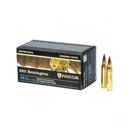 Cartucce Fiocchi cal. Remington EPN 55 gr