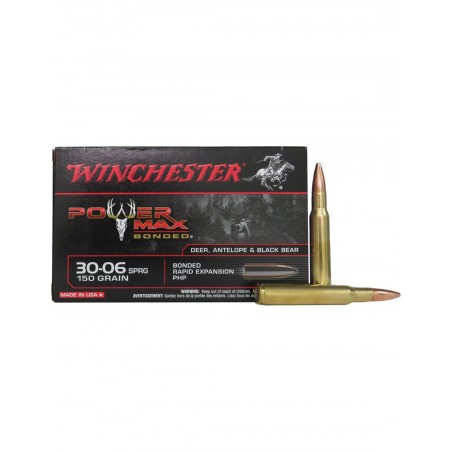 WINCHESTER – 30-06 SPRG POWER MAX BONDED 150GR