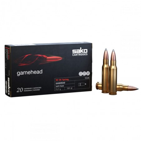 Sako Cartucce 30-06 Spring Gamehead 180 Gr. 153A