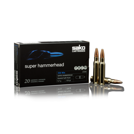 SAKO MUNIZIONI CAL.30-06 SUPER HAMMER 150 GRS 235A