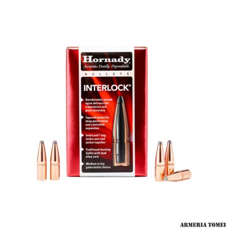 PALLE DA RICARICA – HORNADY – 30 CAL .308″ 170GR INTERLOCK® FP – 3060 (100 PZ)