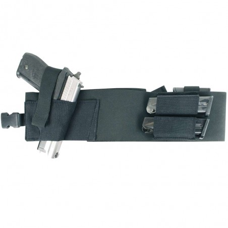 RADAR FONDINA IN CUOIO NERO PER LARGE AUTO AMBODESTRA TANGA ALL IN