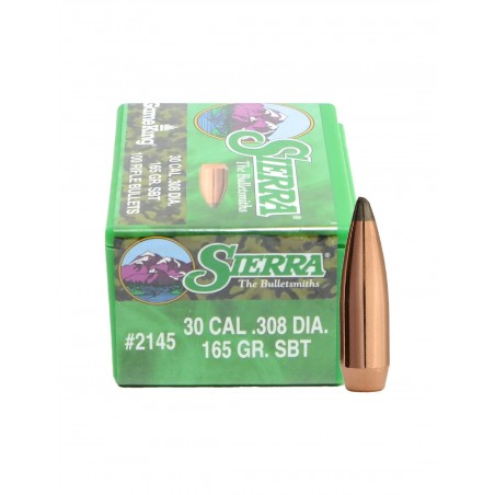 Palle Sierra .308 SBT 165 gr SBT Gameking 2145 100 pz