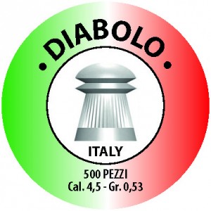 Diabolo cal.4,5 - 0,53g.