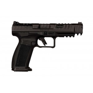 Pistola semiautomatica di marca Canik calibro 9x21 modello TP9 rival black