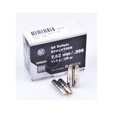 Rws palle 7mm 10.3g evo 159 gr.
