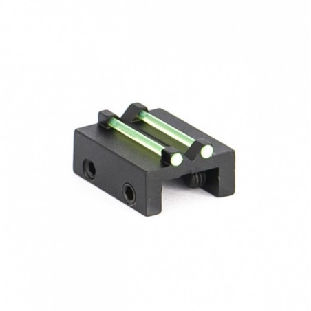 Tacca di mira per bindella fibra ottica verde da 1,5 mm
