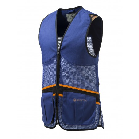 Beretta gilet da tiro full mesh BLU