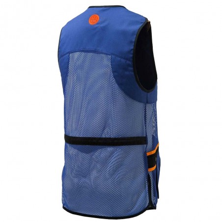 Beretta gilet da tiro full mesh BLU
