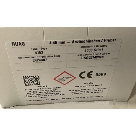 Geco Small Pistol Primers n. 4152 4,45 mm 1000 pezzi