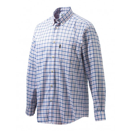 CAMICIA CLASSICA BERETTA BIANCO/BLU NAVY