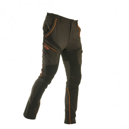 Pantalone di marca Univers modello alpi elasticizzato verde
