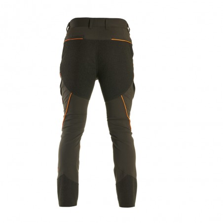 Pantalone di marca Univers modello alpi elasticizzato verde