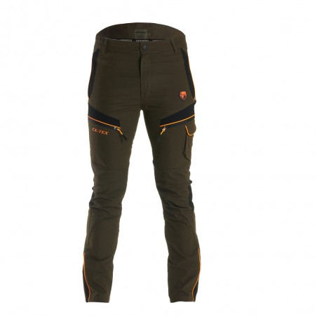 Pantalone da caccia di marca Univers tofane verde/arancio UNI92125 392