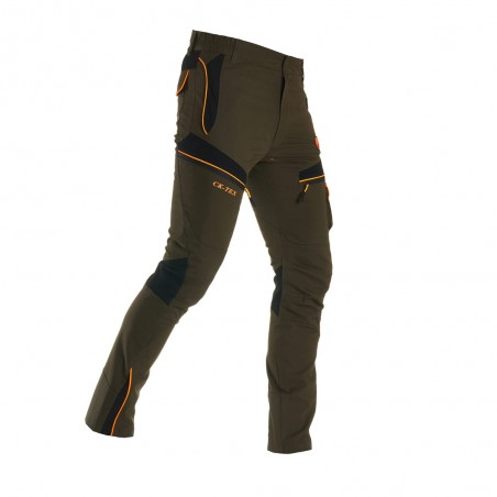 Pantalone da caccia di marca Univers tofane verde/arancio UNI92125 392