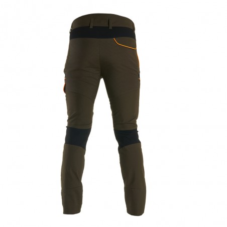 Pantalone da caccia di marca Univers tofane verde/arancio UNI92125 392