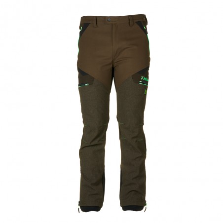 Pantalone da caccia di marca Univers modello thunder verde / fluo elasticizzato