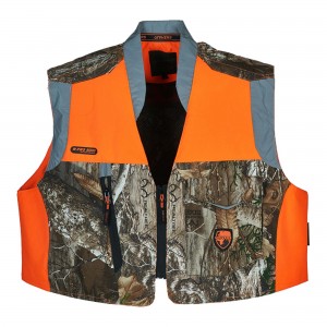 Gilet da caccia di marca Univers modello top camo u-tex edge / arancio 93103 194