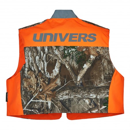 Gilet da caccia di marca Univers modello top camo u-tex edge / arancio