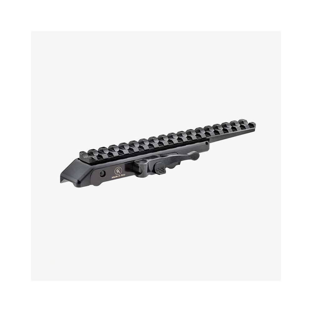 Attacco a sgancio rapido di marca Contessa modello SIMPLE BLACK per carabine blaser con slitta picatinny NV per visore