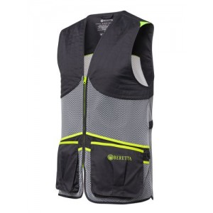 Beretta gilet da tiro full mesh Ebony & ice grey