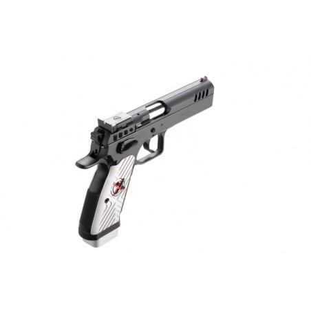 Pistola semiautomatica di marca Tanfoglio calibro 9x21 modello STOCK II XTREME