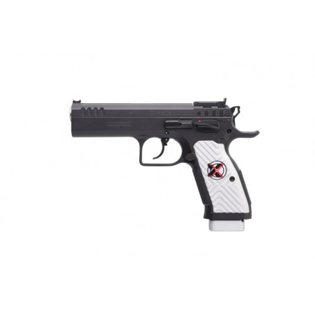Pistola semiautomatica di marca Tanfoglio calibro 9x21 modello STOCK II XTREME