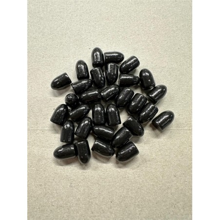 Ogive 9x21 124 grani RN-BB black color