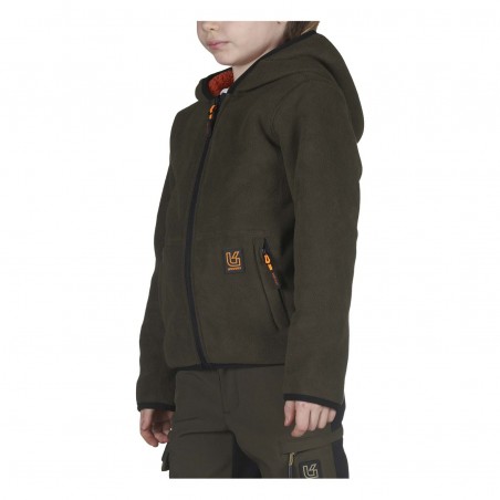Univers giacca dubbed reversibile junior