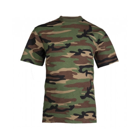 Patton T-shirt woodland manica corta