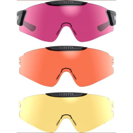 Occhiali da tiro di marca Beretta modello intermask eyeglasses interchange