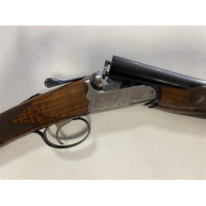 Fucile doppietta di marca Rizzini calibro 20 modello BR550 canne 63,5 cyl / cyl monogrillo con estrattori manuali