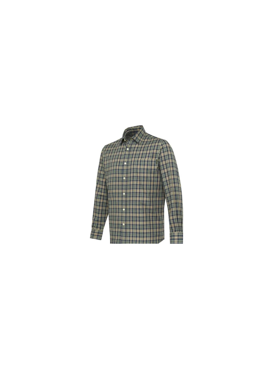 Beretta camicia Bryggen Shirt Grey and Brown check