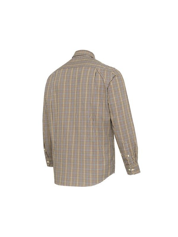 Beretta camicia Bryggen Shirt Grey and Brown check