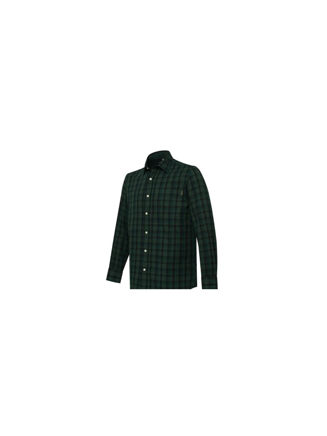 Beretta camicia Bryggen Shirt Green and Black Check