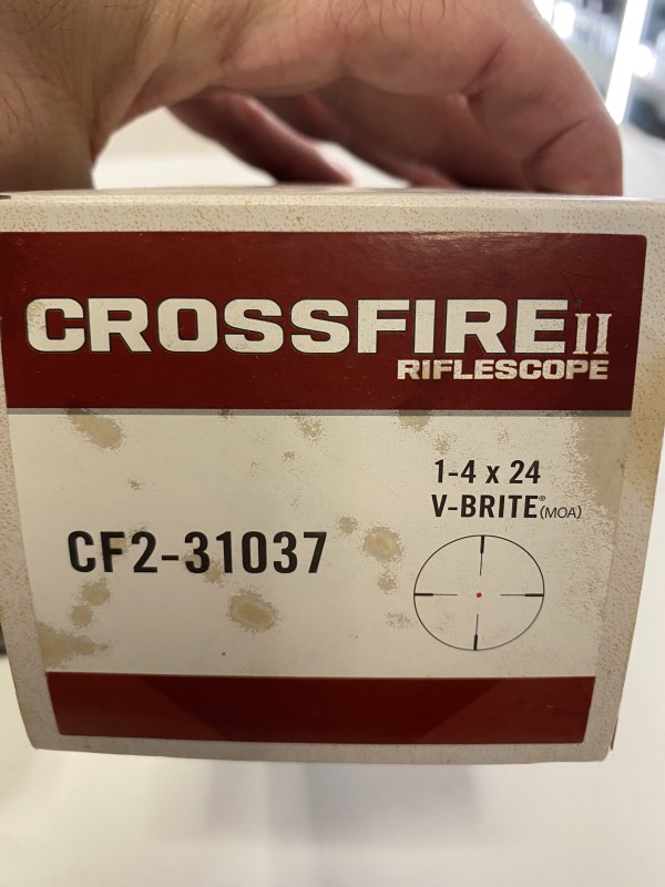 Vortex crossfire II 1-4X24 usato con anelli