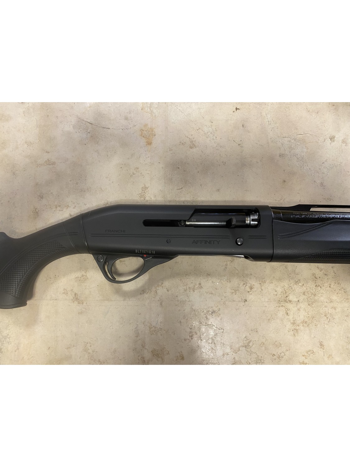 Fucile semiautomatico di marca Franchi calibro 12 modello affinity one canna 61cm strozzatori interni