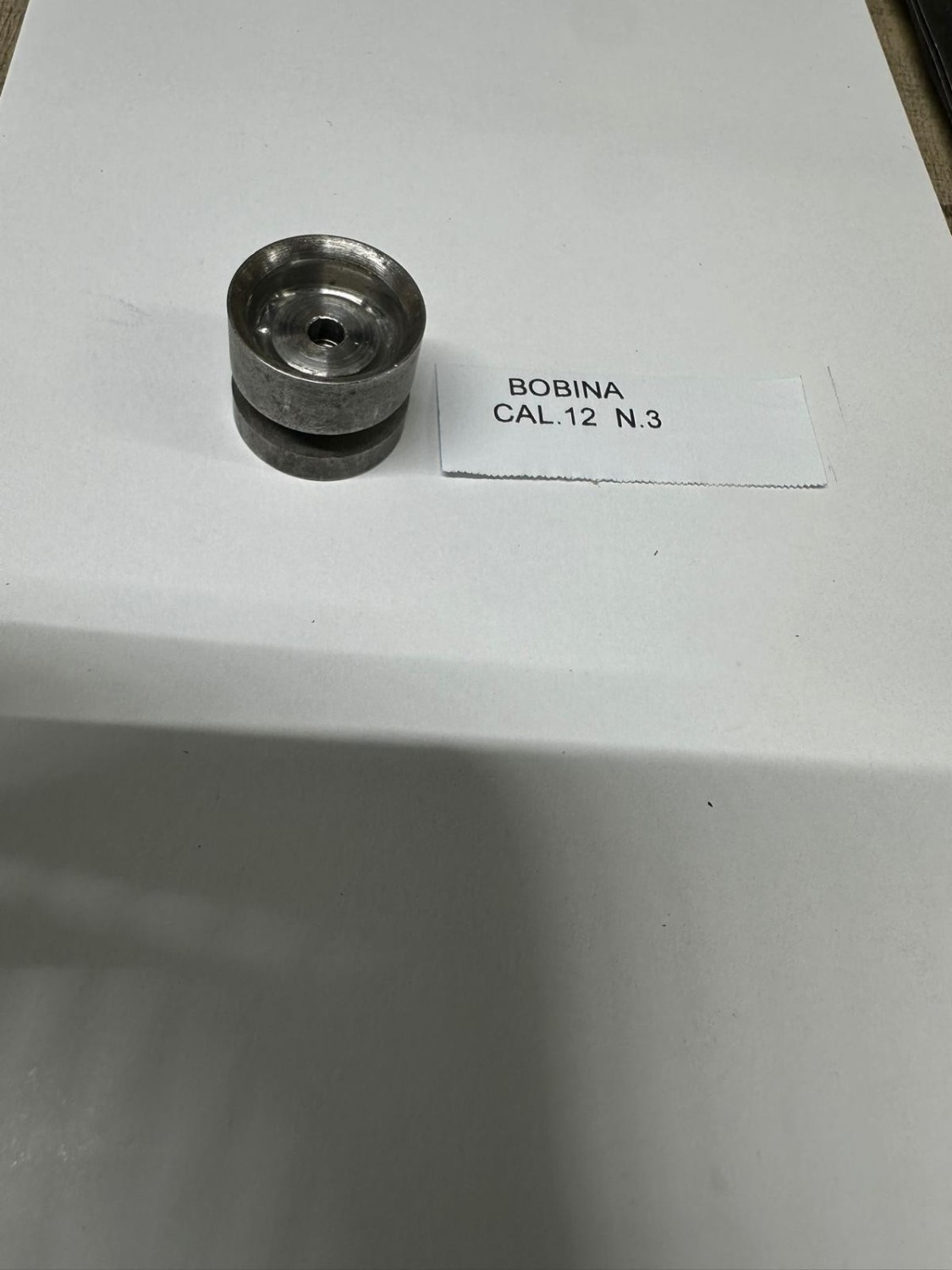BOBINA ORLATRICE IN ACCIAIO CAL.12  USATA  N3