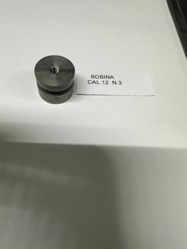 BOBINA ORLATRICE IN ACCIAIO CAL.12  USATA  N3