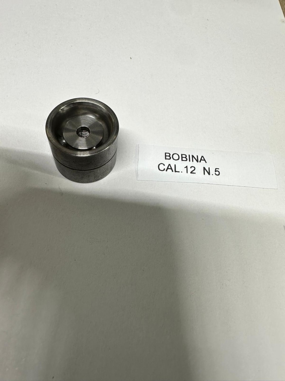 BOBINA ORLATRICE IN ACCIAIO CAL.12  USATA  N5