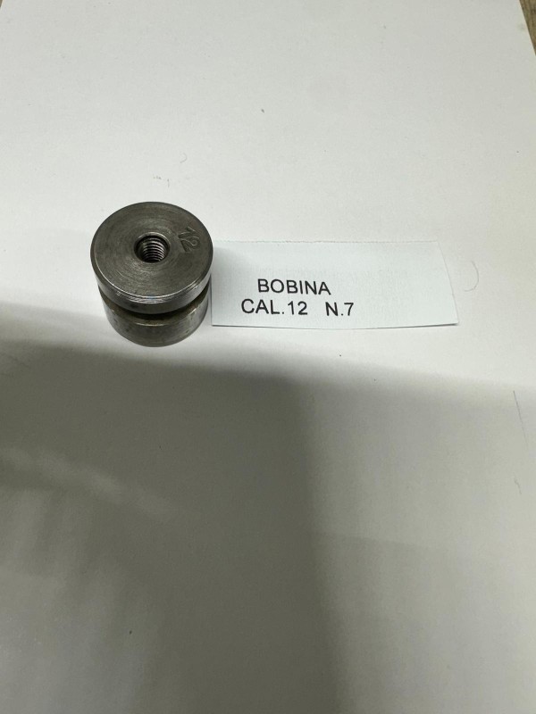 BOBINA ORLATRICE IN ACCIAIO CAL.12  USATA  N9