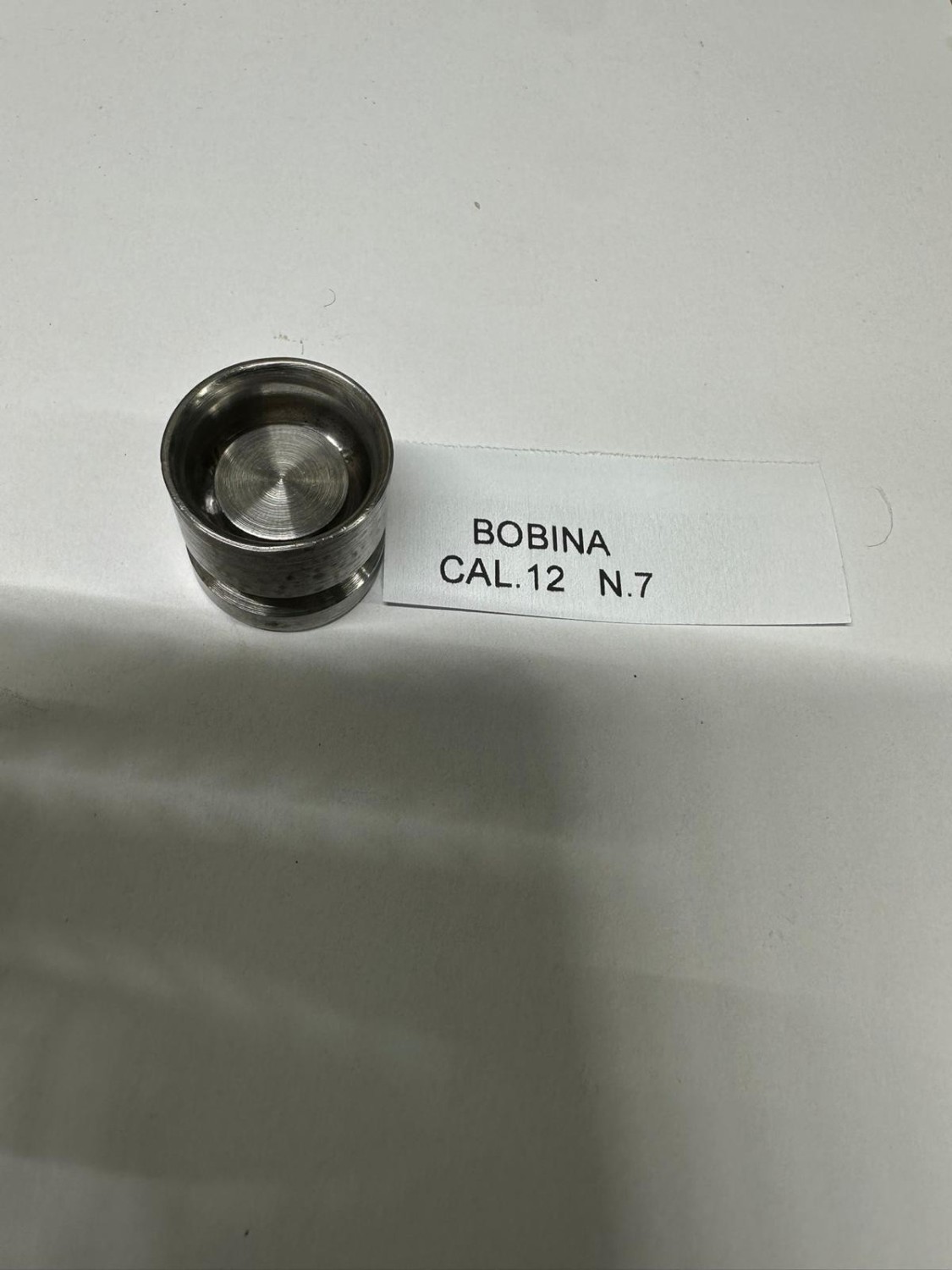 BOBINA ORLATRICE IN ACCIAIO CAL.12  USATA  N9