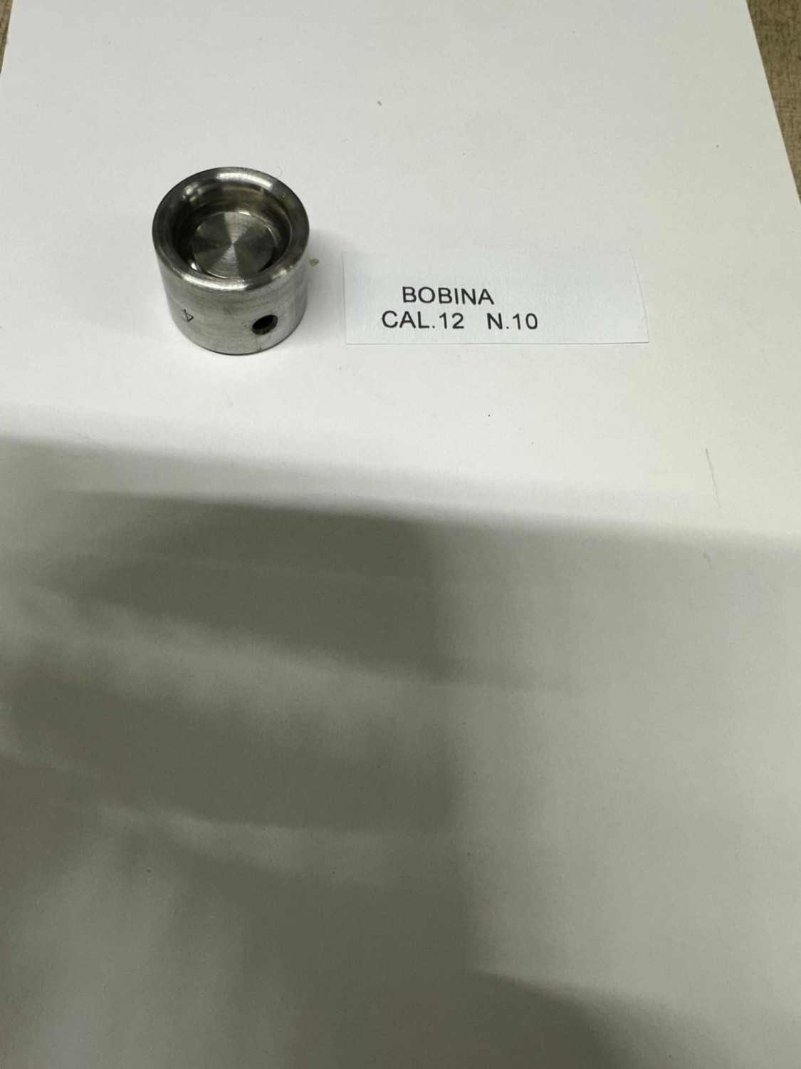 BOBINA ORLATRICE IN ACCIAIO CAL.12  USATA  N10