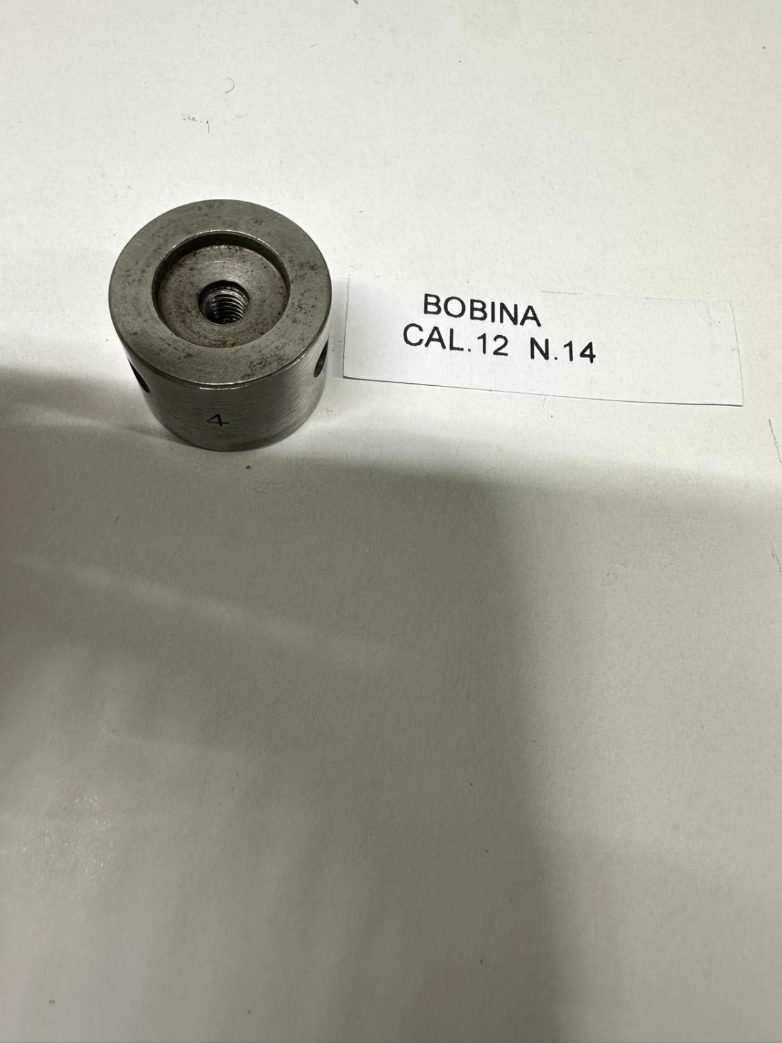 BOBINA ORLATRICE IN ACCIAIO CAL.12  USATA  N14